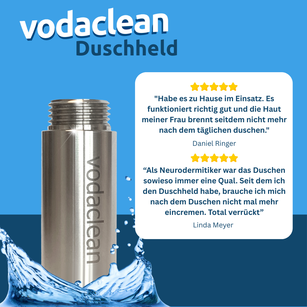 Duschheld | Spürbar weiches Duschwasser für Haut und Haare– ganz ohne Aufwand