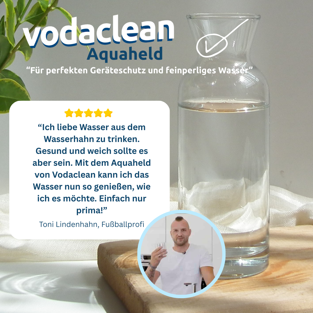 Aquaheld - Kalkschutz, wo du ihn brauchst (Ideal für die Waschmaschine oder den Küchen-Wasserhahn)