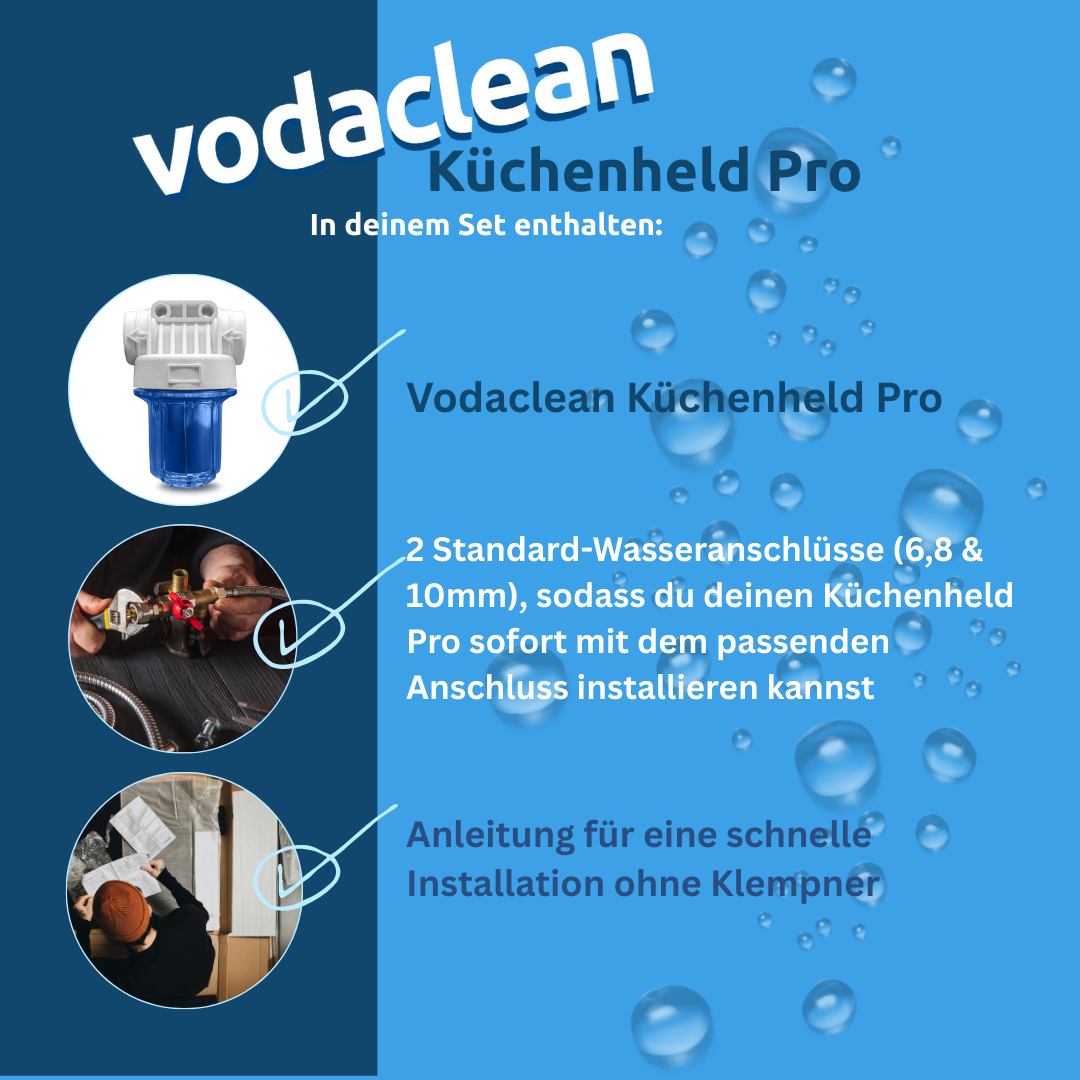 Küchenheld Pro - Für Küchengeräte mit Wasseranschluss