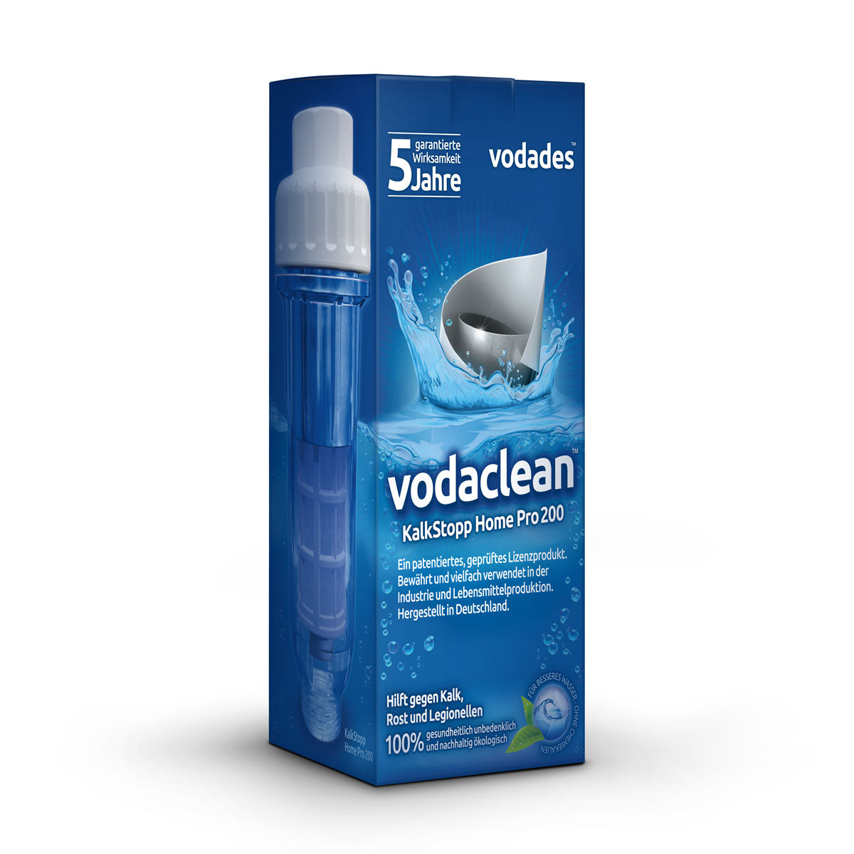 Waschmaschine entkalken mit vodaclean