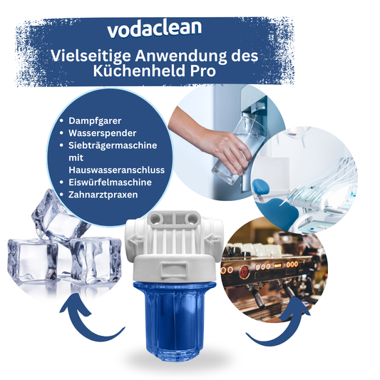 Küchenheld Pro - Für Küchengeräte mit Wasseranschluss wie Siebträgermaschine oder Eiswürfelmaschine