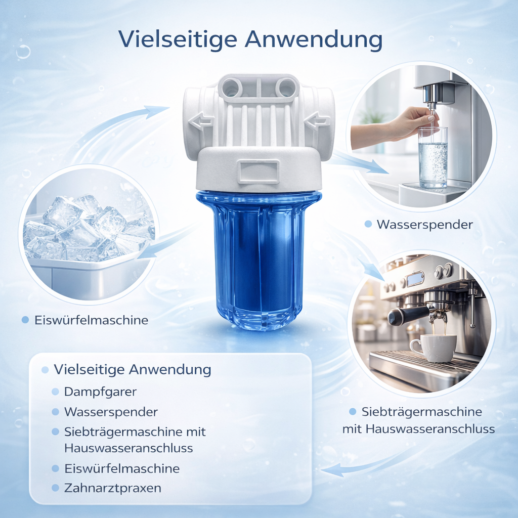 Küchenheld Pro - Für Küchengeräte mit Wasseranschluss wie Siebträgermaschine oder Eiswürfelmaschine