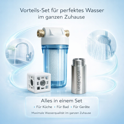 Vodaclean Spar Set - Kaffeemaschine/Wasserkocher & Dusche & Geschirrspüler