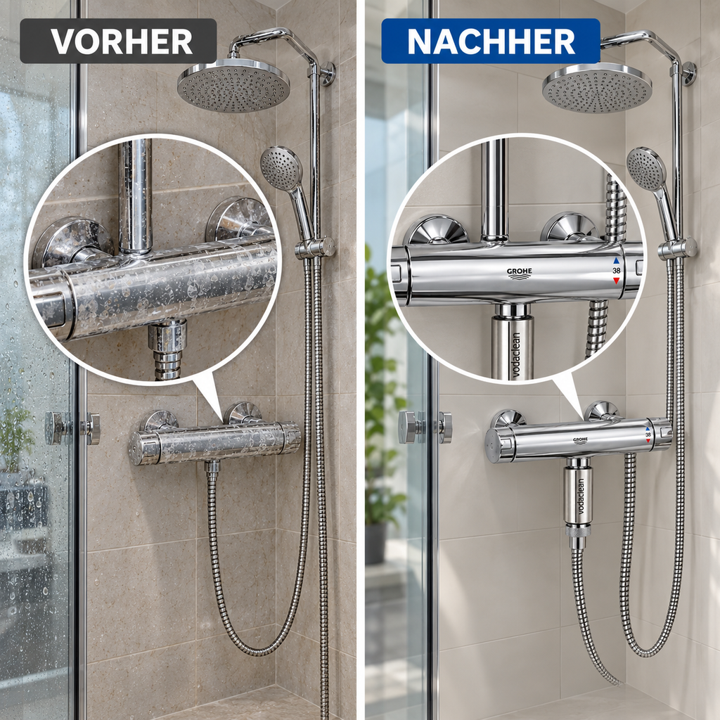 Duschheld | Für eine Dusche ohne Kalkflecken und spürbar weiches Duschwasser für Haut und Haare