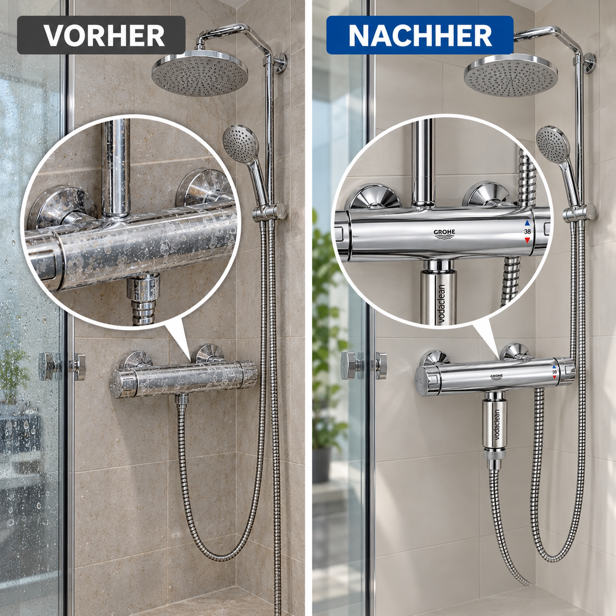 Duschheld | Für eine Dusche ohne Kalkflecken und spürbar weiches Duschwasser für Haut und Haare