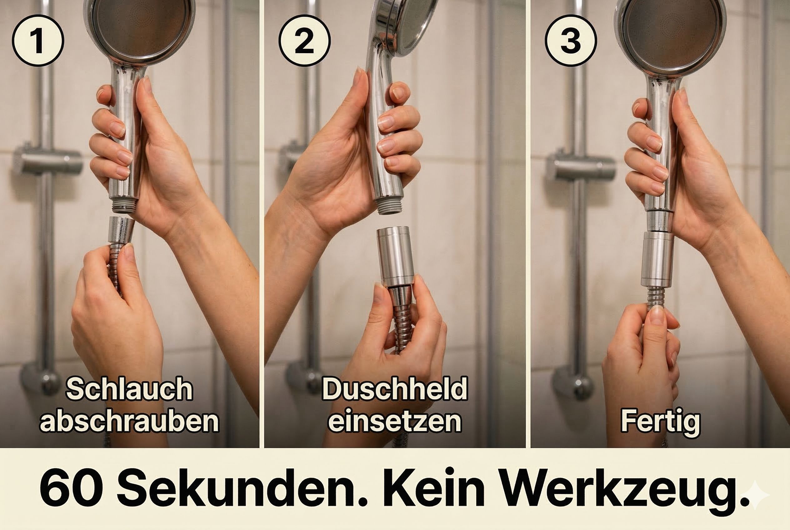 entkalken mit dem duschheld von vodaclean