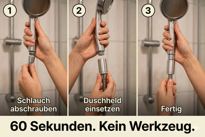 entkalken mit dem duschheld von vodaclean