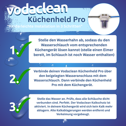Küchenheld Pro - Für Küchengeräte mit Wasseranschluss