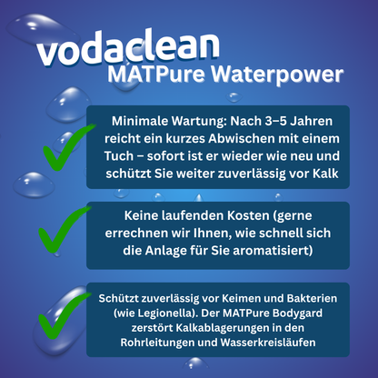 MATpure Waterpower - Smarter Kalkschutz für Gewerbe und Großimmobilien