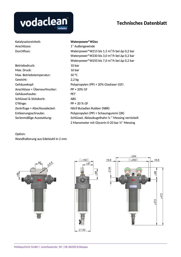 vodaclean Waterpower - Physical Water Treatment for Commercial and Real Estate