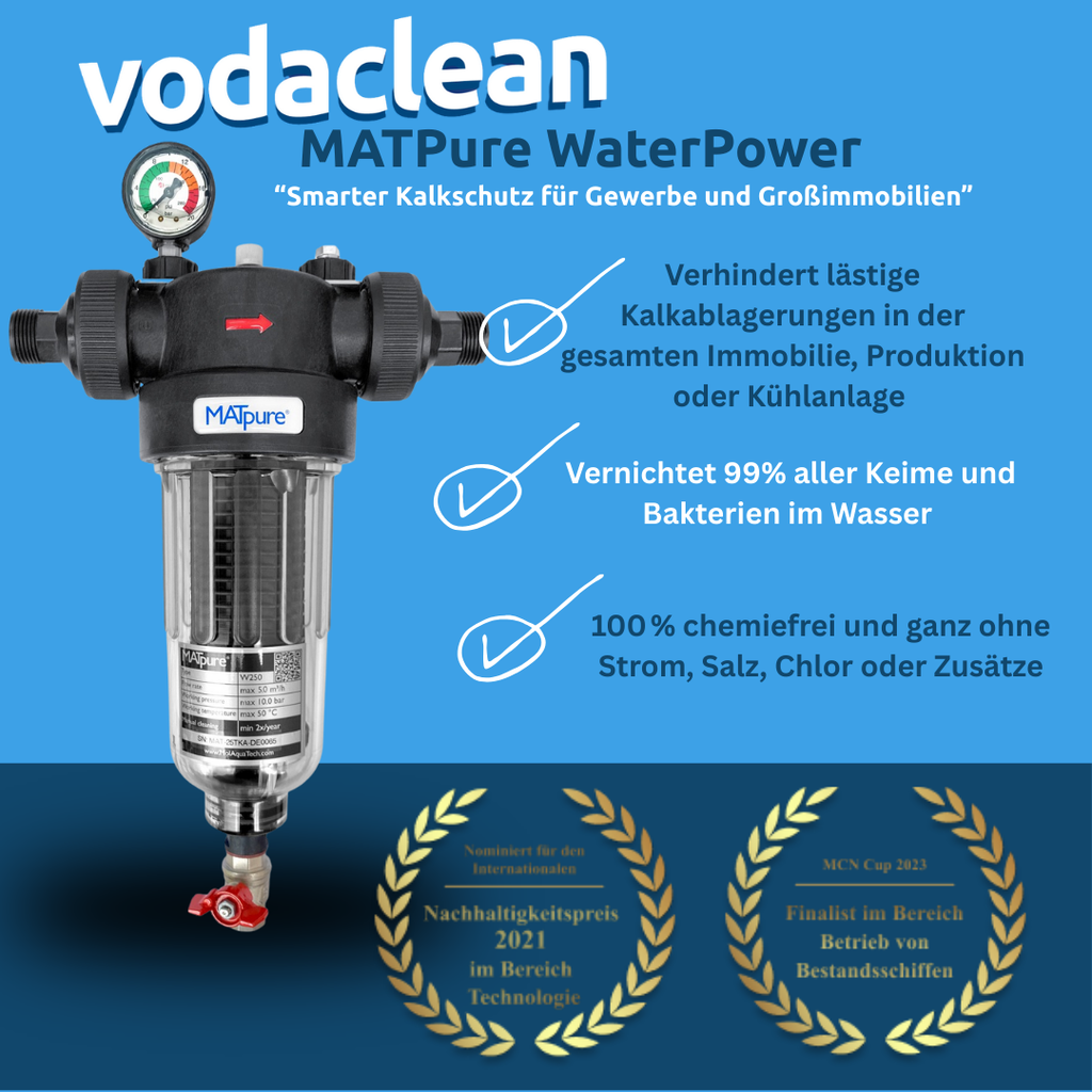 physikalische wasseraufbereitung mit vodaclean