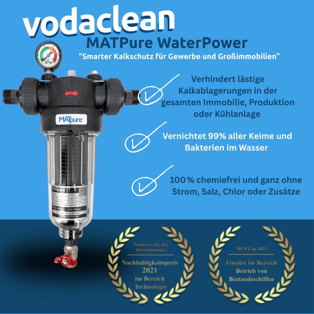 physikalische wasseraufbereitung mit vodaclean
